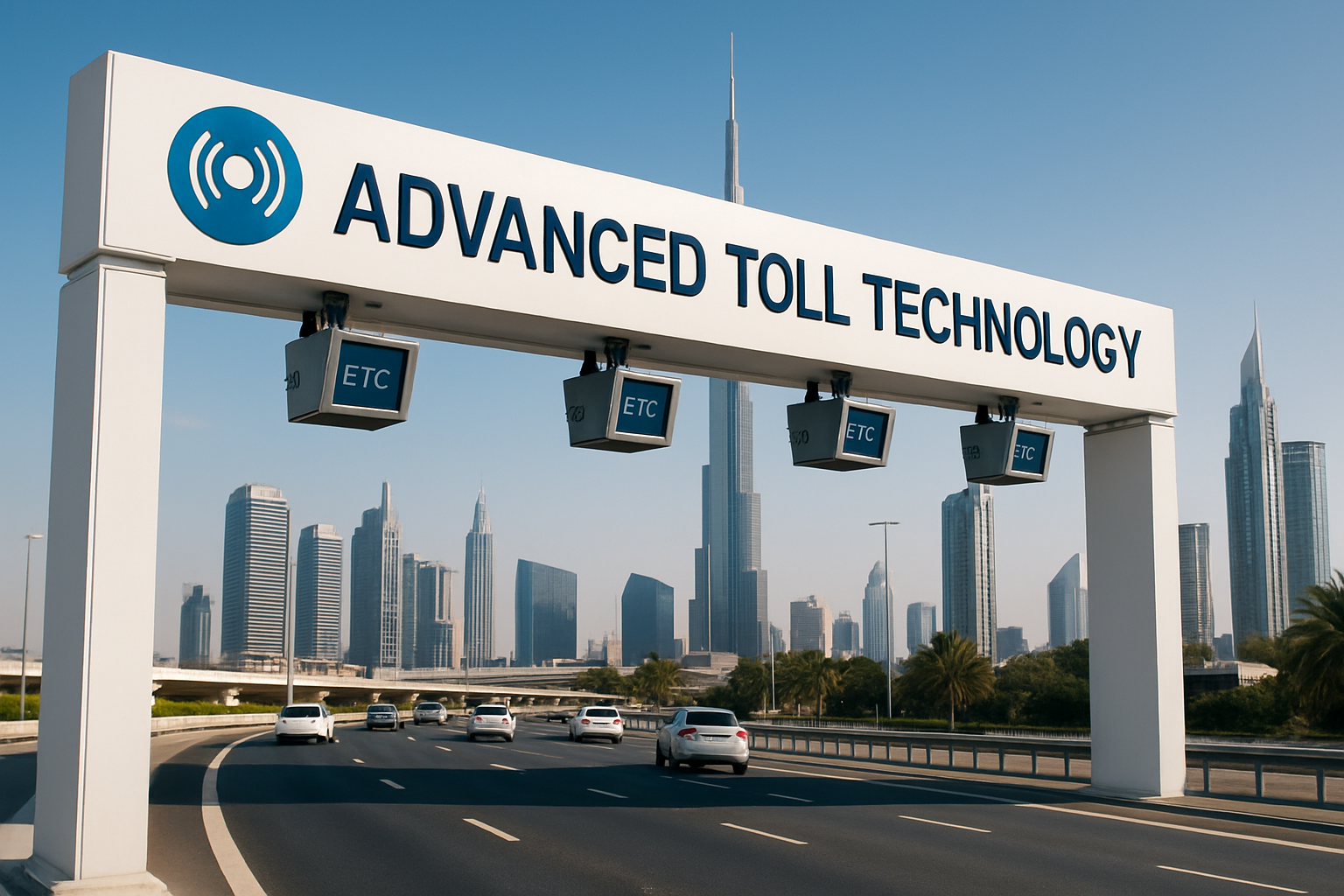 Advanced toll technology in Dubai