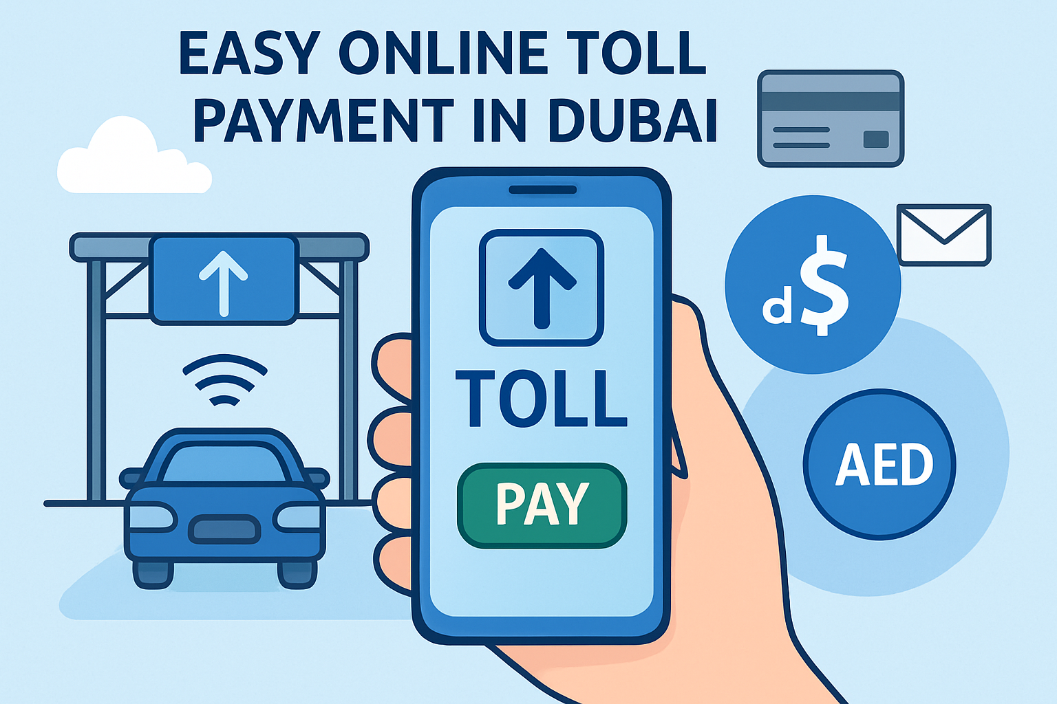Easy online toll payment in Dubai